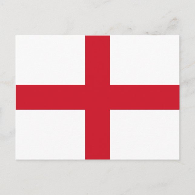 Postal Bandera de Inglaterra (Inglaterra) (Anverso)