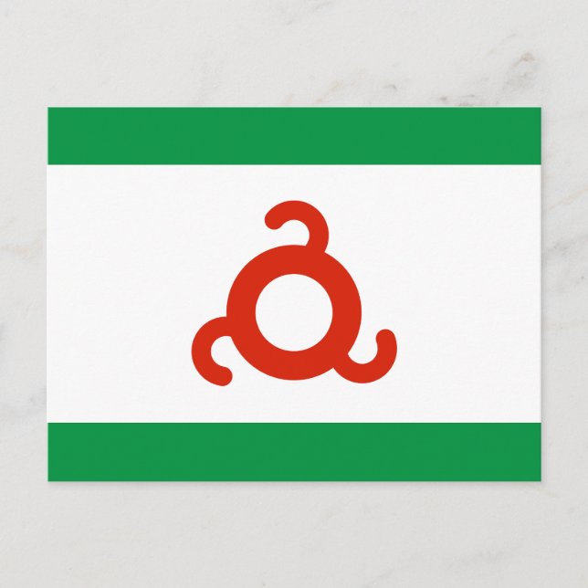 Postal Bandera de Ingusetia (Anverso)