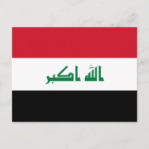 Postal Bandera de Irak