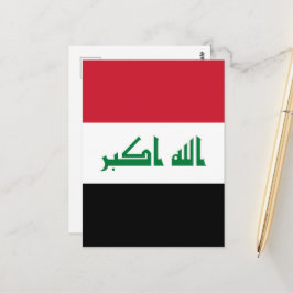 Postal Bandera de Iraq