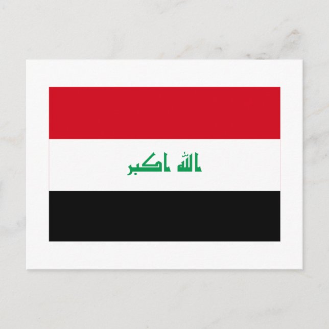 Postal Bandera de Iraq (Anverso)