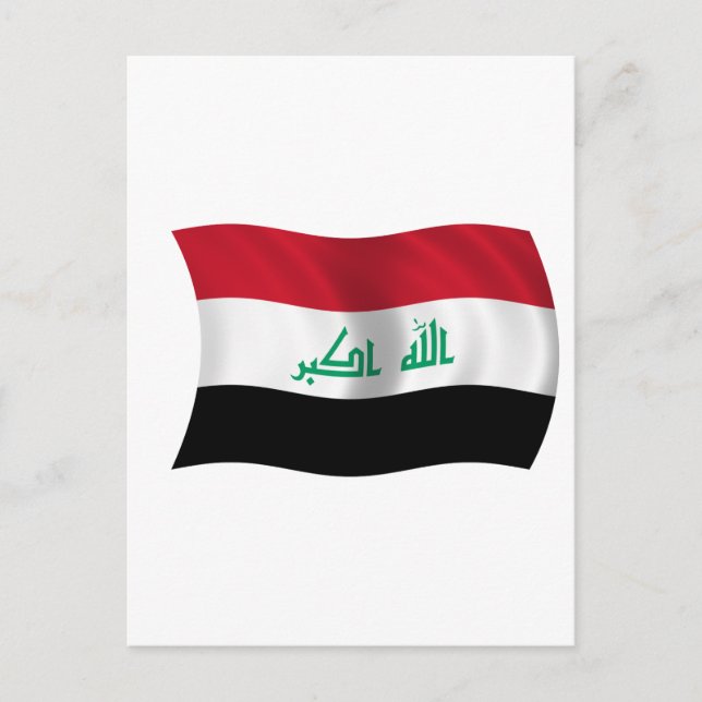 Postal Bandera de Iraq (Anverso)