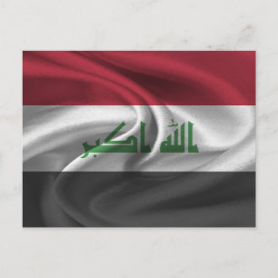 Postal Bandera de Iraq