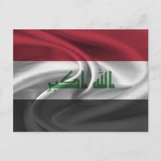 Postal Bandera de Iraq (Anverso)