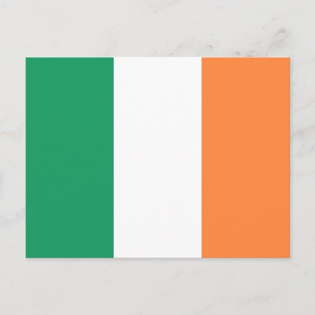 Postal Bandera de Irlanda (Anverso)