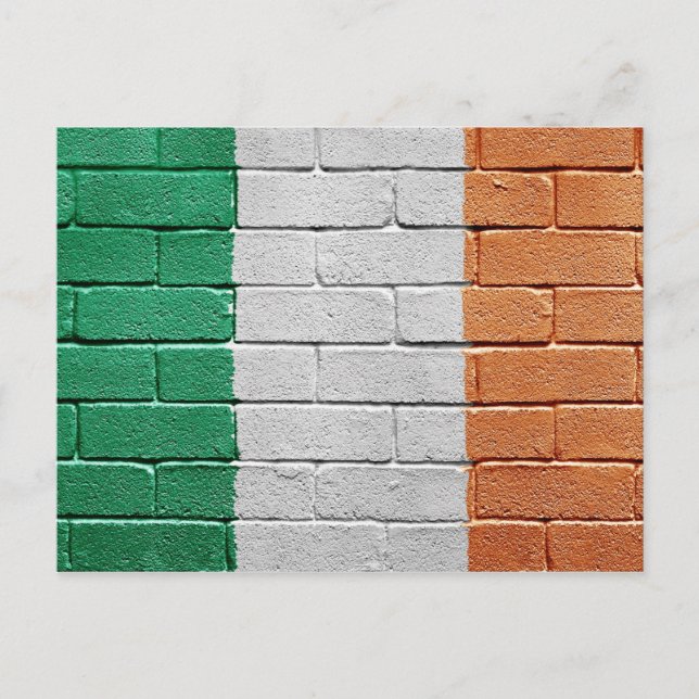 Postal Bandera de Irlanda (Anverso)