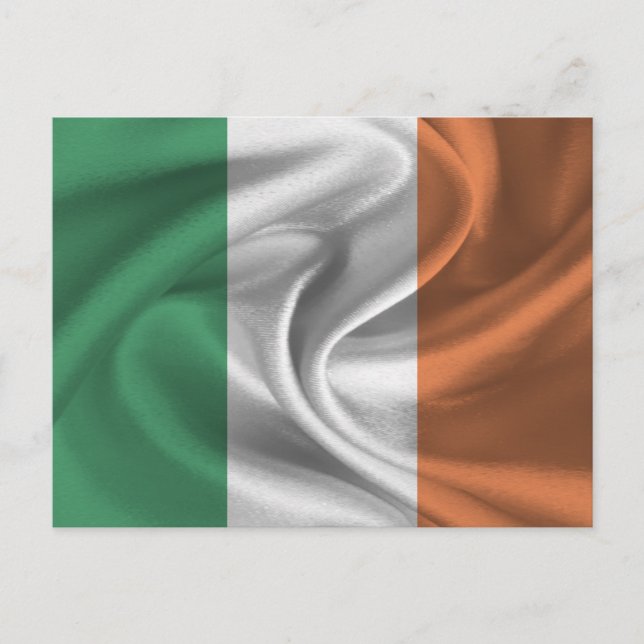 Postal Bandera de Irlanda (Anverso)