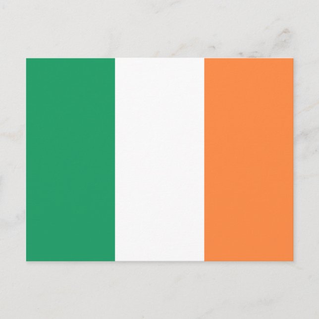 Postal Bandera de Irlanda (Anverso)