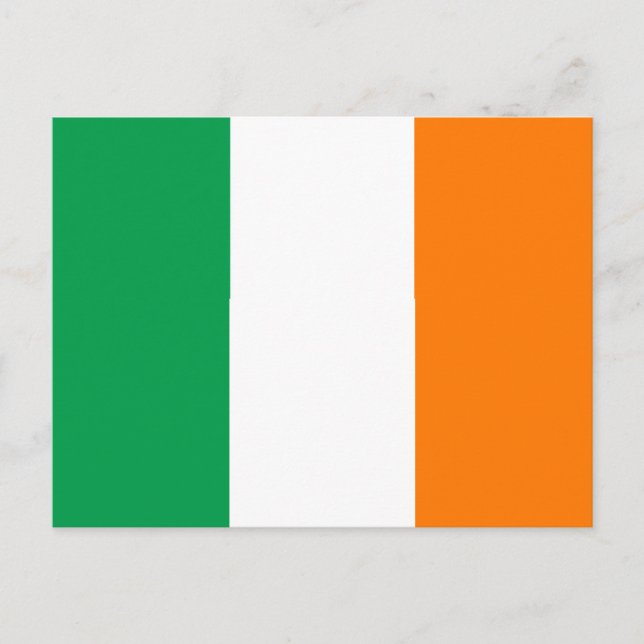Postal Bandera de Irlanda (Anverso)