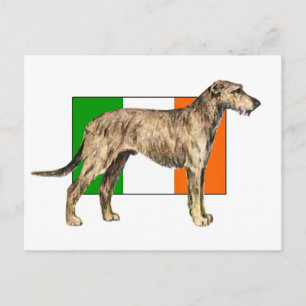 Postal Bandera de Irlanda Irish wolfhound Gear
