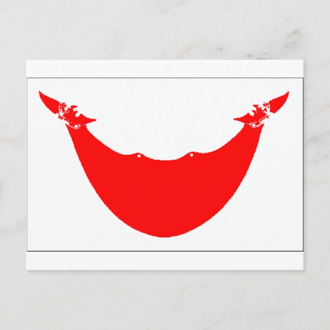 Postal Bandera de Isla de Pascua (Chile) (Anverso)