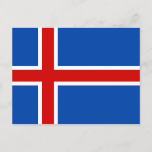 Postal Bandera de Islandia