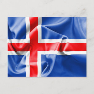 Postal Bandera de Islandia