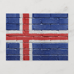 Postal Bandera de Islandia
