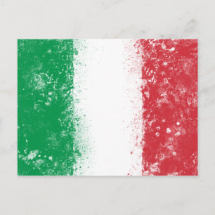 Postal Bandera de Italia