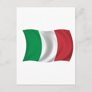 Postal Bandera de Italia