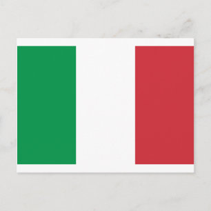 Postal Bandera de Italia