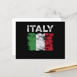 Postal Bandera de Italia con problemas - Bandera italiana