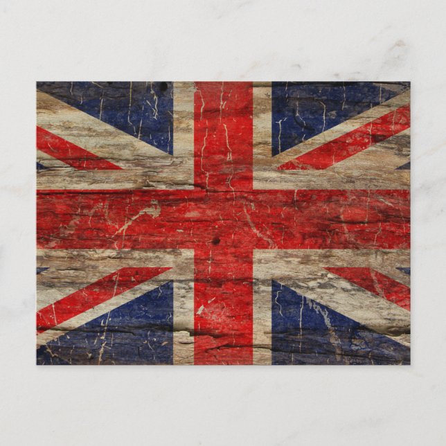 Postal Bandera de Jack de la Unión Vitícola de Madera (Anverso)