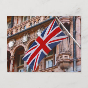 Postal bandera de jack de unión