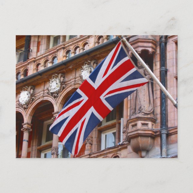 Postal bandera de jack de unión (Anverso)