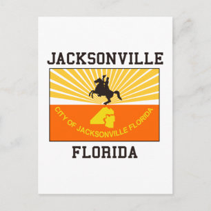 Postal Bandera de Jacksonville Florida