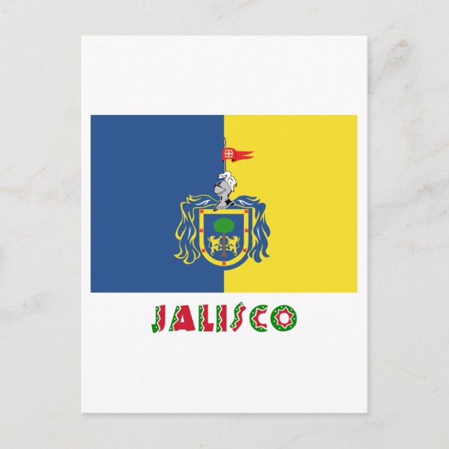 Postal Bandera de Jalisco (Anverso)