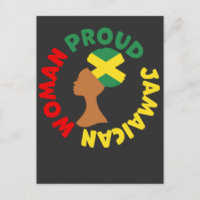 Bandera de Jamaica Mujer Jamaicana Orgullosa