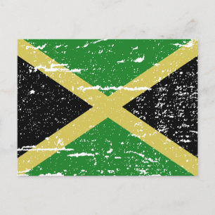 Postal Bandera de Jamaica vintage