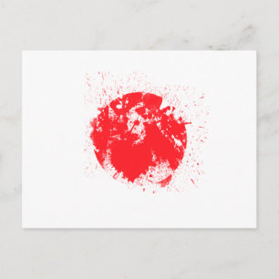 Postal Bandera de Japón