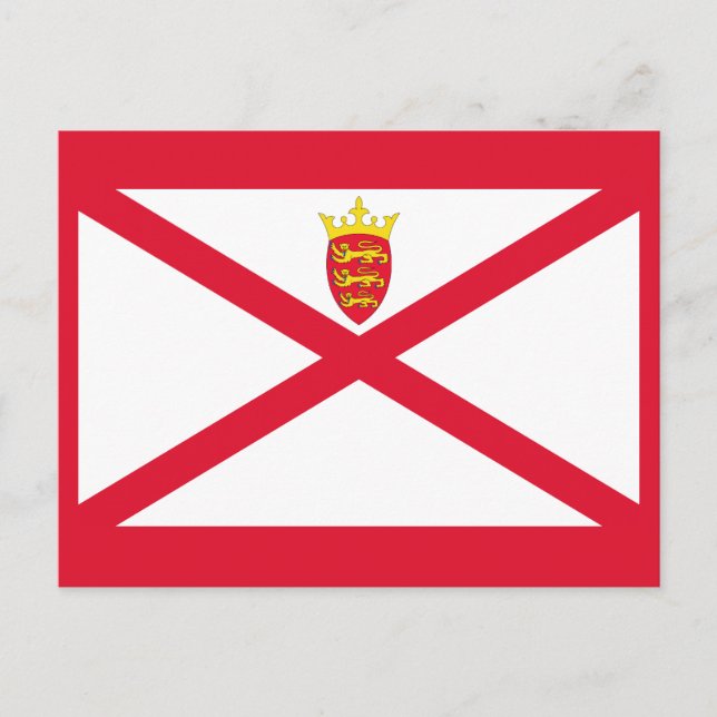 Postal Bandera de Jersey (Anverso)