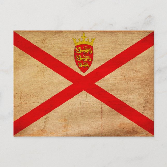 Postal Bandera de Jersey (Anverso)