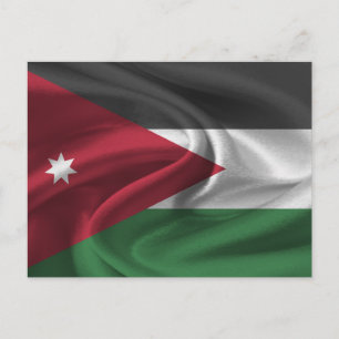 Postal Bandera de Jordania
