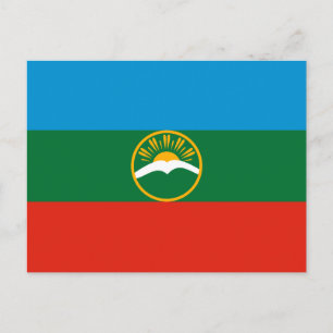 Postal Bandera de Karachay Cherkessia