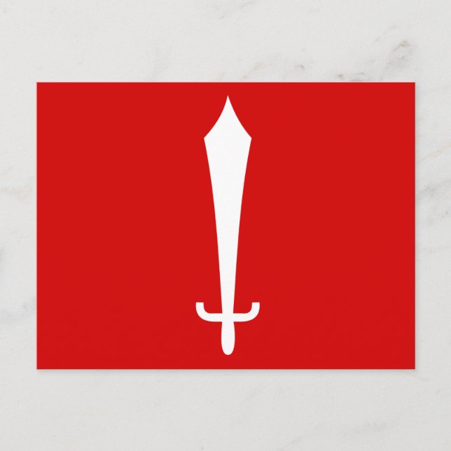 Postal Bandera de Katmandú, Nepal (Anverso)