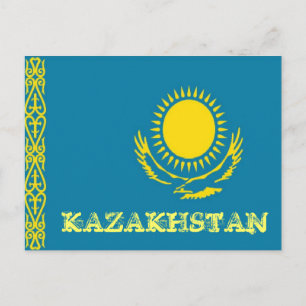 Postal Bandera de Kazajistán