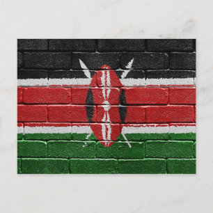 Postal Bandera de Kenia