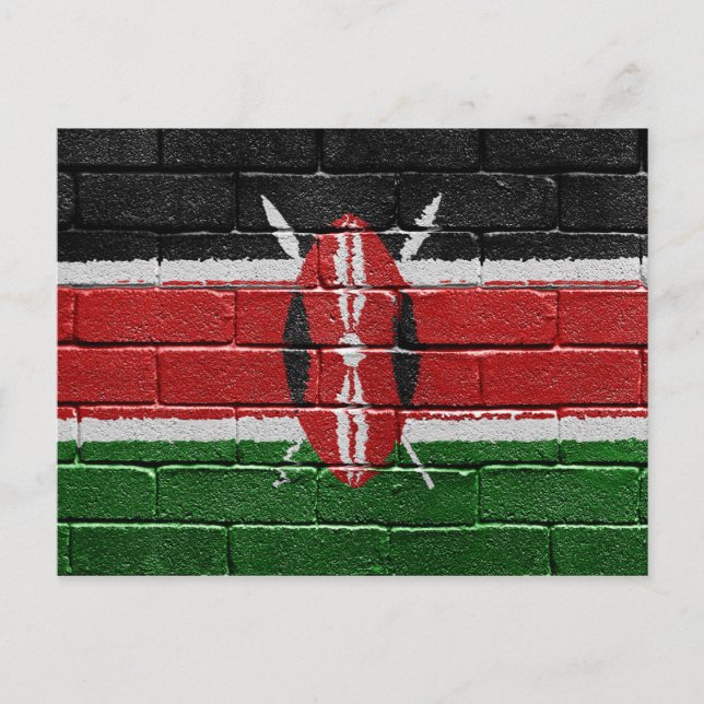 Postal Bandera de Kenia (Anverso)