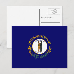 Postal Bandera de Kentuckian, Bandera de Kentucky