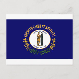 Postal Bandera de Kentucky