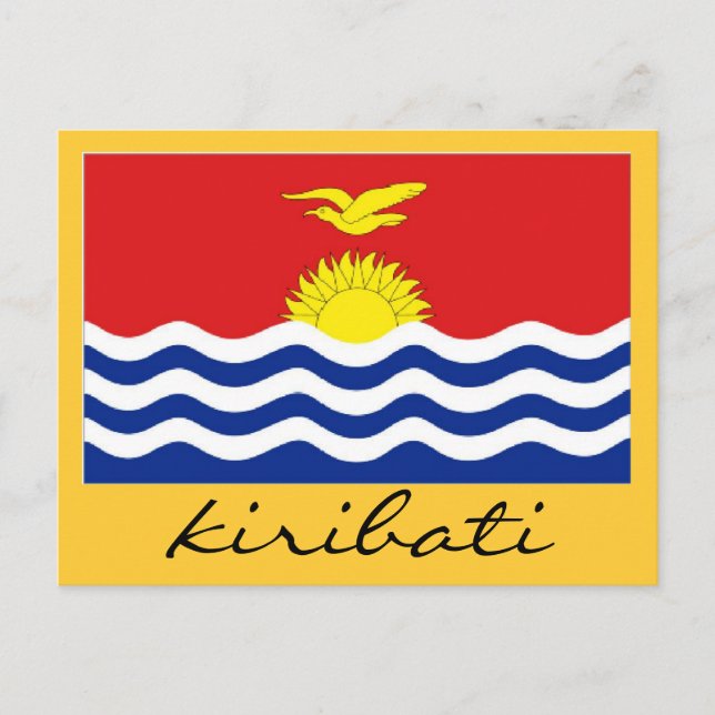 Postal Bandera de Kiribati (Anverso)