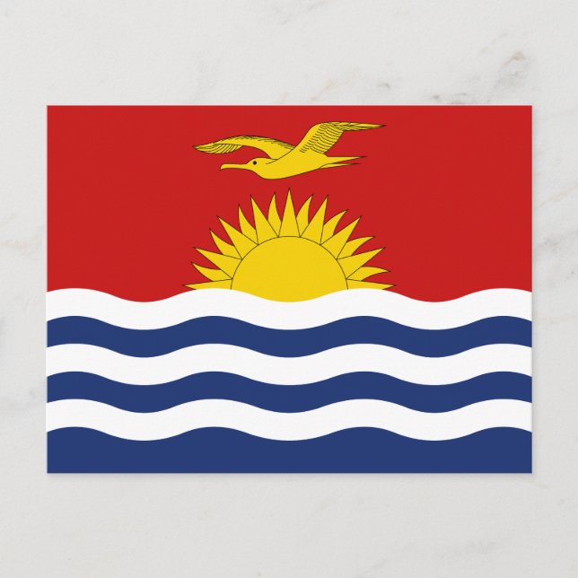 Postal Bandera de Kiribati (Anverso)