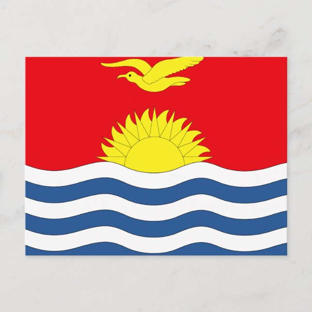 Postal Bandera de Kiribati (Anverso)