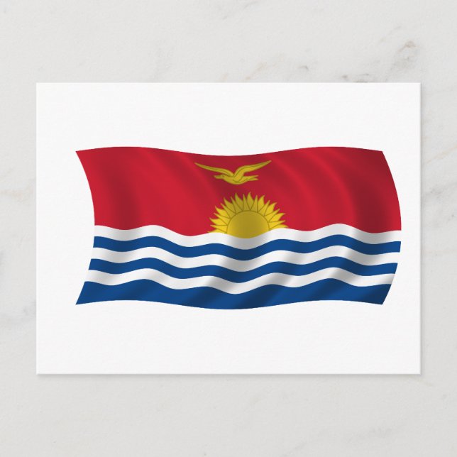 Postal Bandera de Kiribati (Anverso)