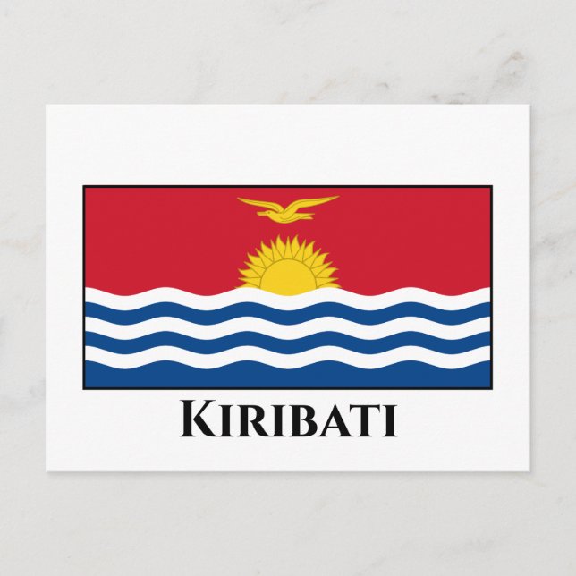 Postal Bandera de Kiribati (Anverso)