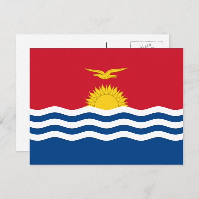 Postal Bandera de Kiribati, Bandera de Kiribati (Anverso / Reverso)