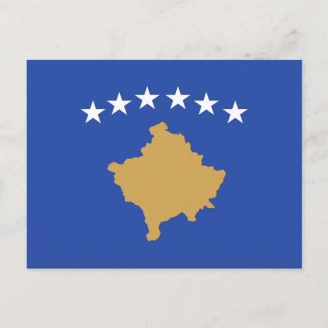 Postal Bandera de Kosovo (Anverso)