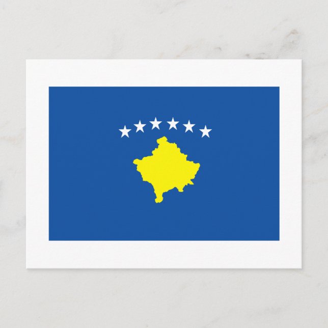 Postal Bandera de Kosovo (Anverso)
