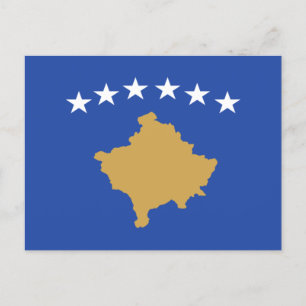 Postal Bandera de kosovo