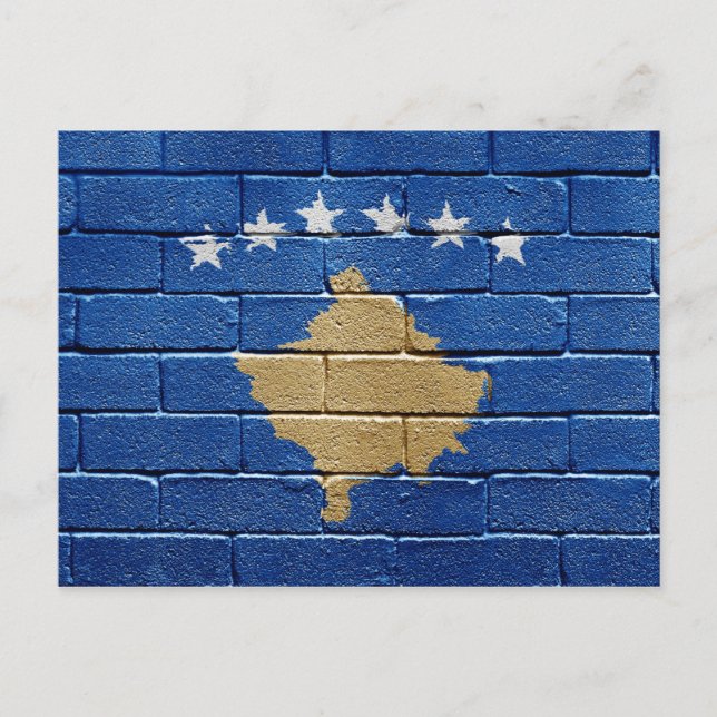 Postal Bandera de Kosovo (Anverso)